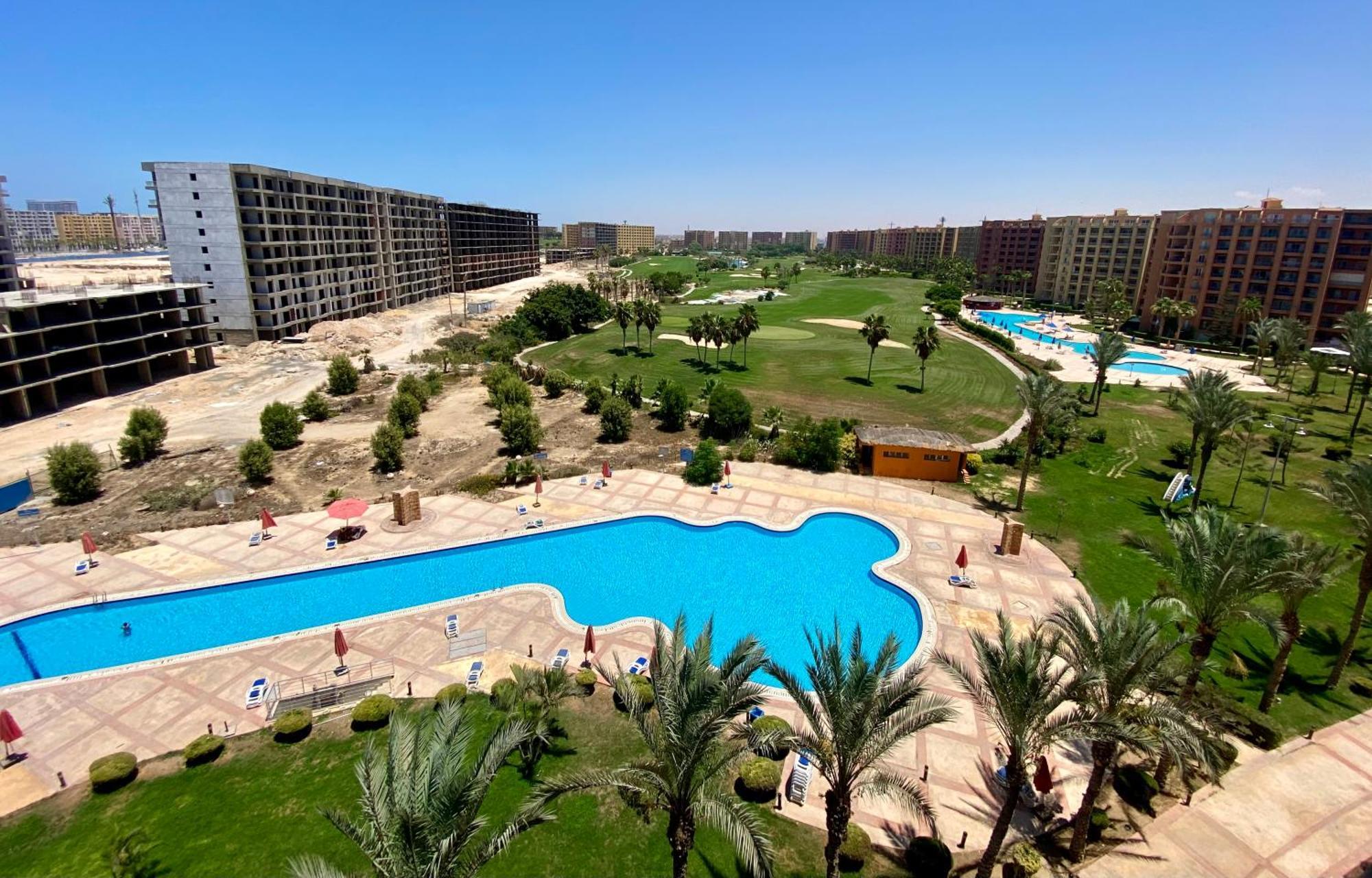 Porto Golf Marina Aqua Park & Beach Access By Best Of Bedz Ель-Аламейн Екстер'єр фото